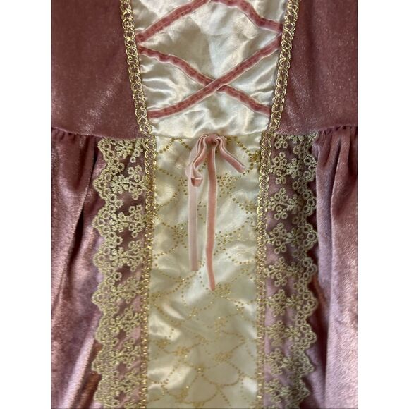 Renaissance Princess dress 2-3t pink gold costume - Picture 3 of 10